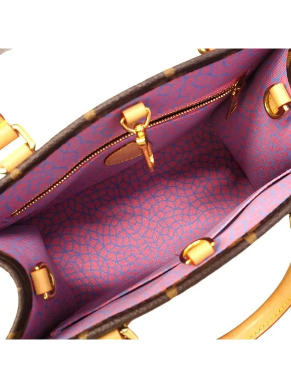 Louis Vuitton Monogram Pumpkin LV Xyk On The Go PM Brown Red 2-Way Bag